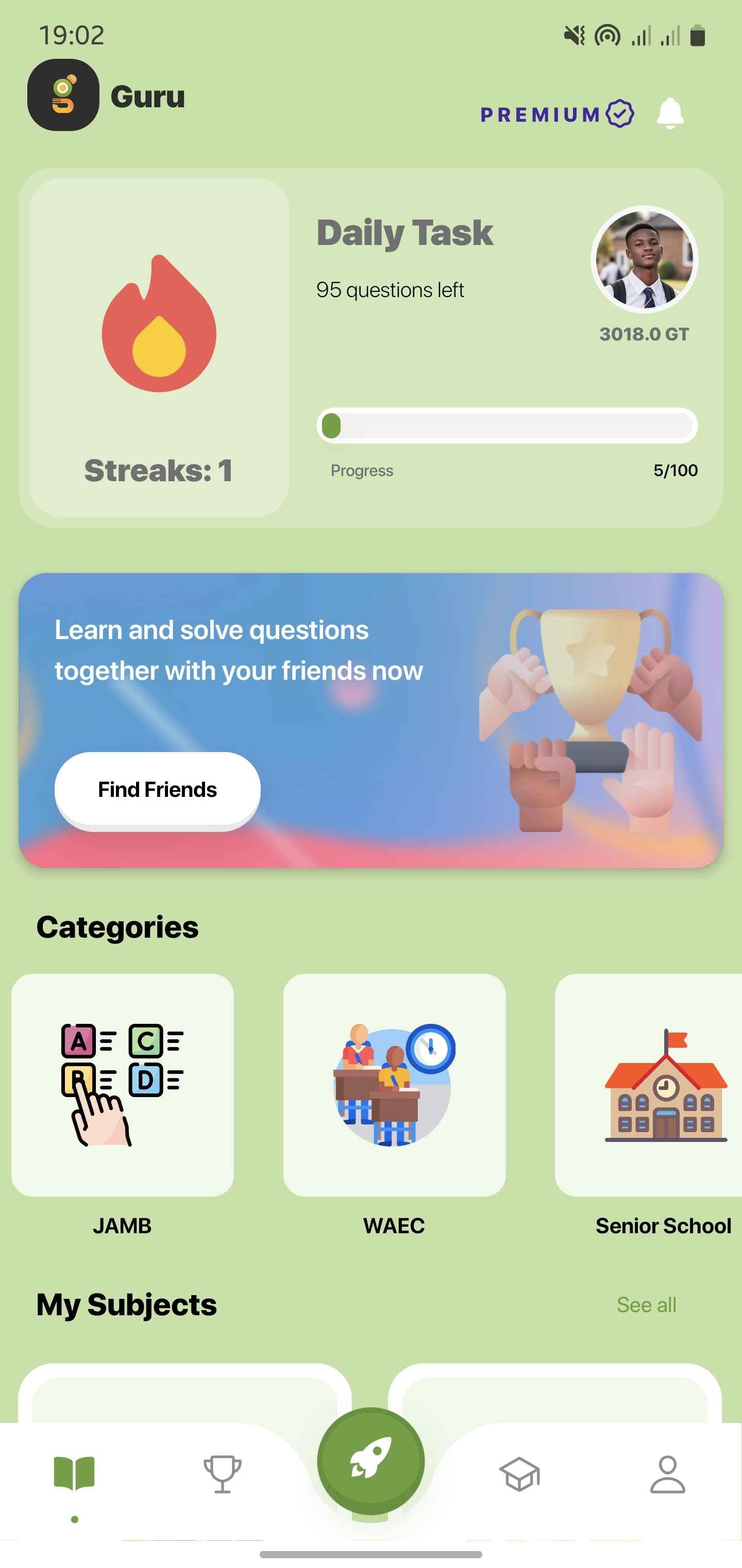 Home Screen